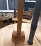 WOODEN OAK & MAHOGANY MALLET - Image 3