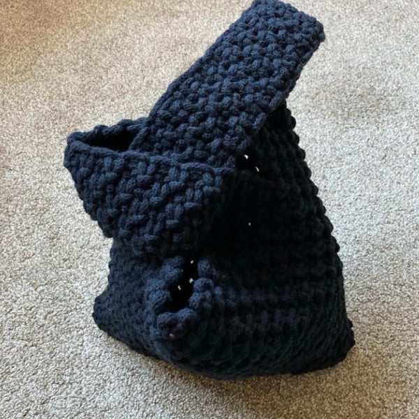 Macrame Japanese knot bag