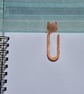Textured Copper Cat Shape Paperclip  - Image 5