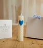 White Beeswax Baby Blessing Candle Gift Set, Honeyheart Party Favour - Image 3