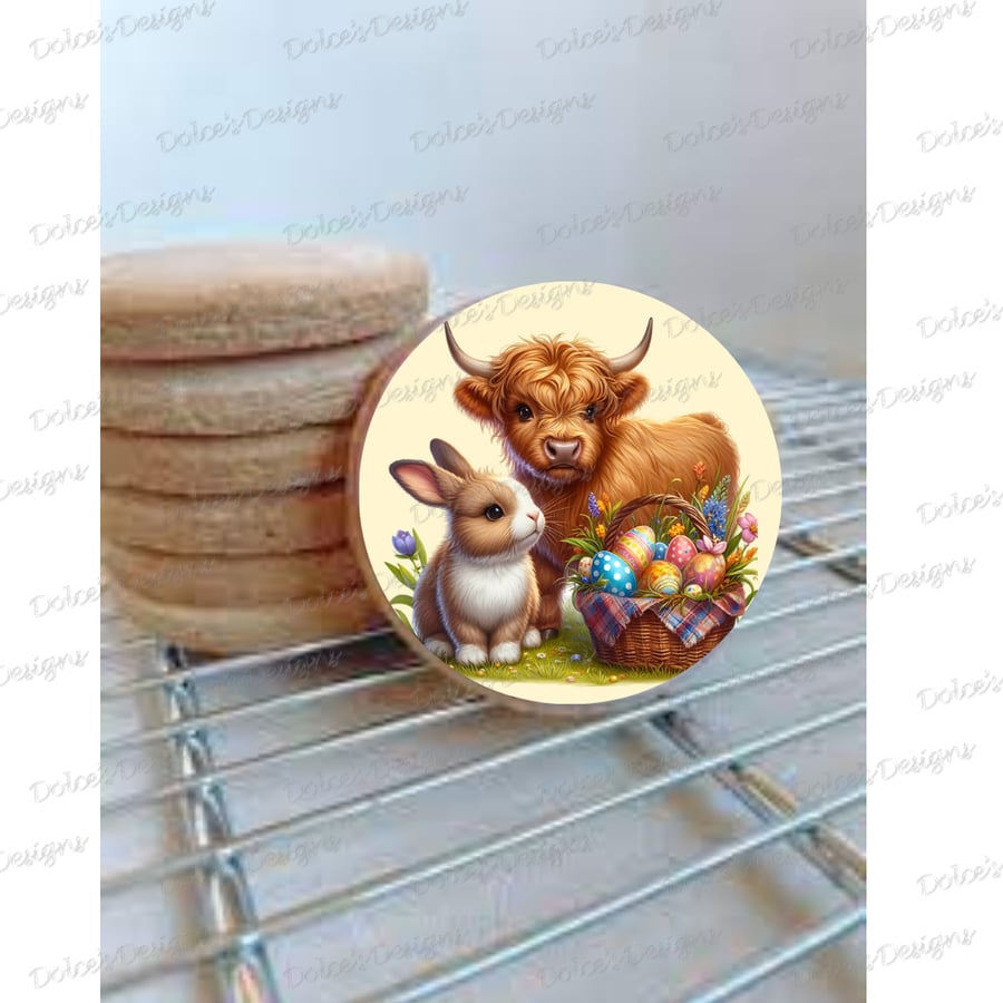 Easter Biscuit Toppers Edible 