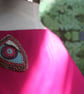Shield recycled brooch  - sustainable jewellery   - Image 7