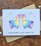 Lesbian Wedding Card, Bride and Bride Card, Mrs and Mrs Card, Wedding Card - Image 1