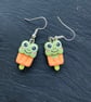 Frog Lollipop Dangly Earrings - Image 1