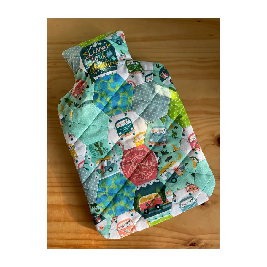 Camping hot water bottle cover 