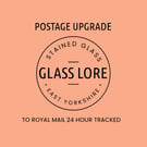 Royal Mail 24 hour tracked postage upgrade for Glass Lore items