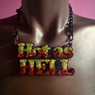 Statement Resin Necklace