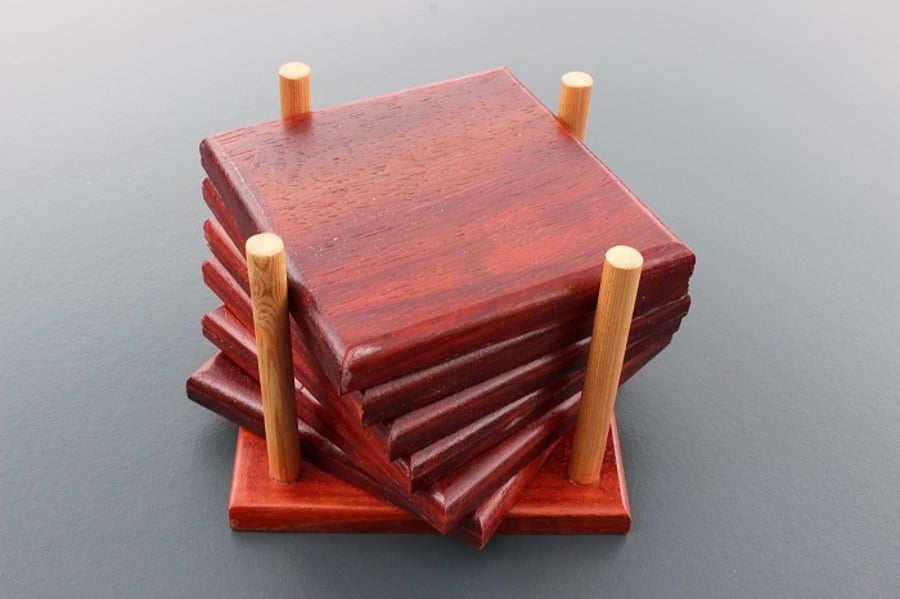 Padauk Wood Coasters (WCO11)