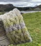 Hand knitted, lined headband featuring Celtic knot pattern LICHEN  - Image 8