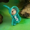 Alphabet Initial Gnome 'S' OOAK Sculpt by Ann Galvin