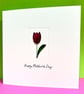 Wire Tulip - Mother's Day Card - Birthday Card - Thank you Card - Easter Card - Image 6