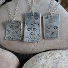 Under the Sea Sterling Silver Pendants
