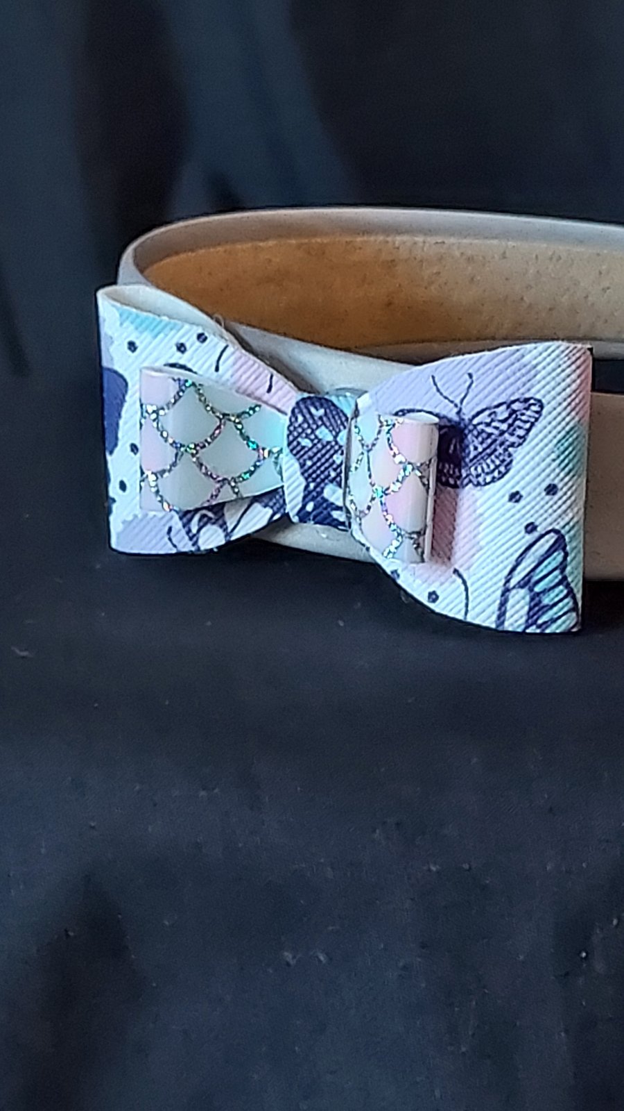 Alice band with handmade bow