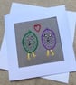 Love embroidered character card. - Image 2