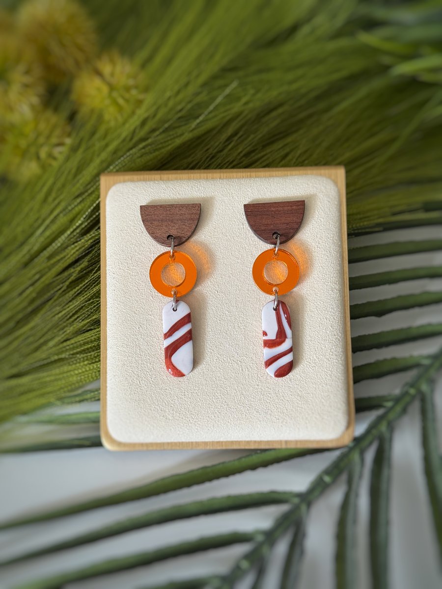 Okapi Echo Earrings - Pill Drop