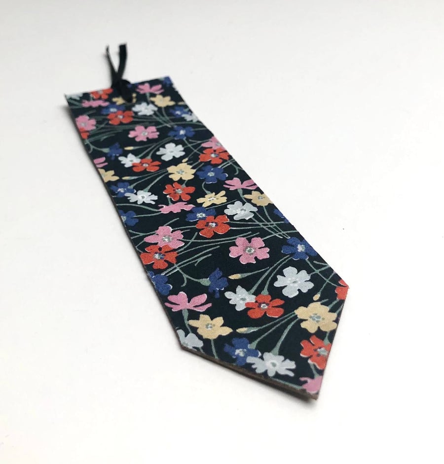 Handmade leather bookmark 