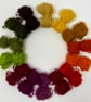 Small Autumn Shades Mohair Boucle Loop Wool Yarn Selection Pack for Wet Felting - Image 2