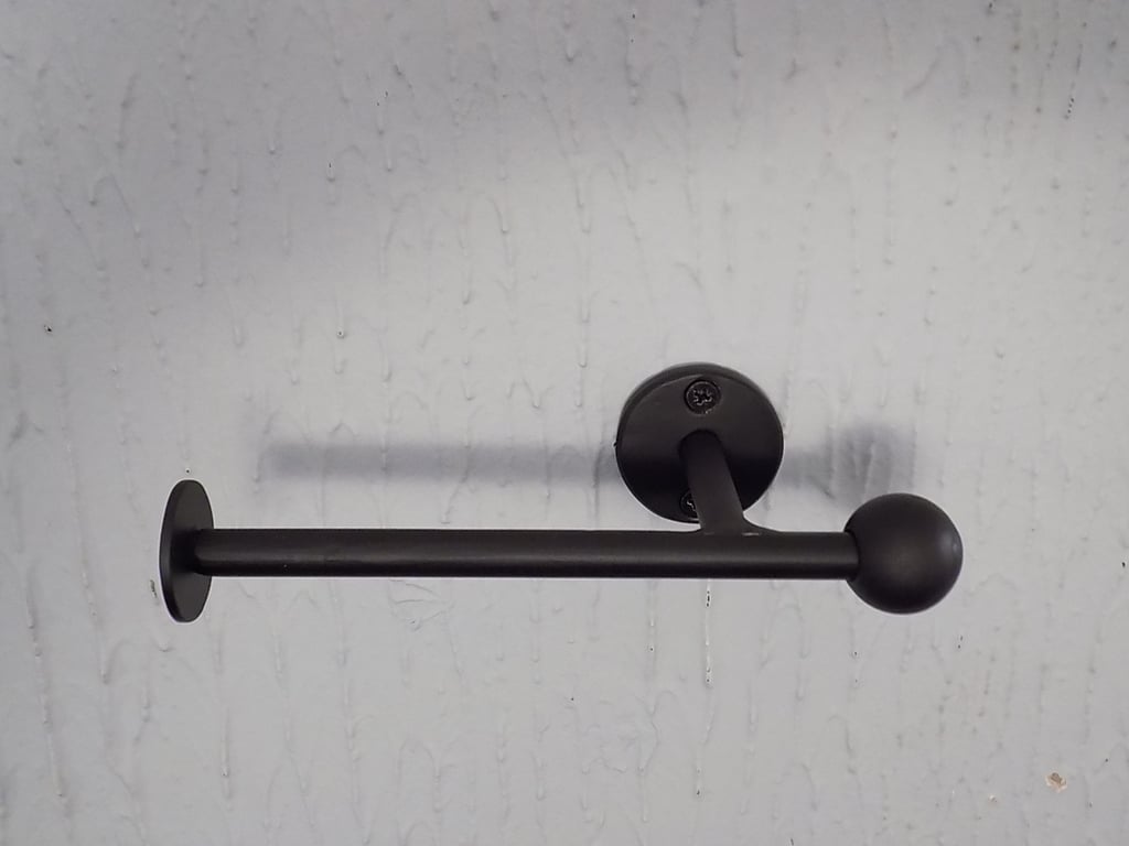 Toilet Roll Holder...................Wrought Iron (Forged Steel)FREE Fitting Kit