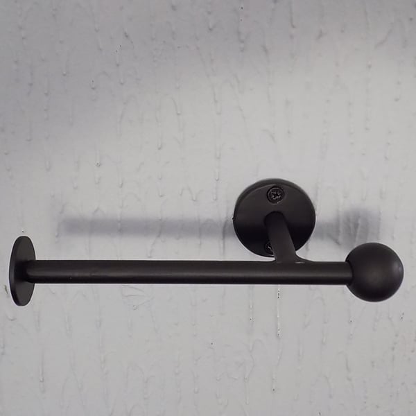 Toilet Roll Holder...................Wrought Iron (Forged Steel)FREE Fitting Kit