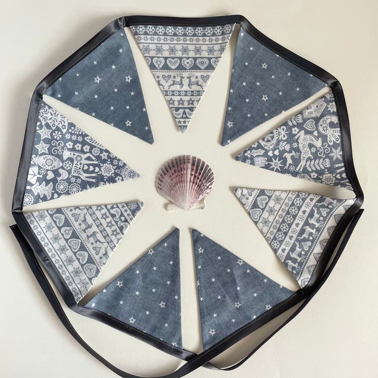 Grey Scandi Bunting - small 2