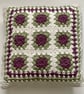 SALE...CUSHION ( includes insert ) ' Provence' . Alpaca, wool blend. Purple. - Image 7