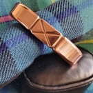 Scottish themed pure copper bracelet 