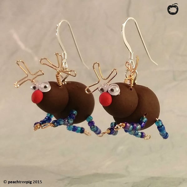 Reindeer Earrings