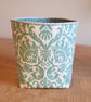 Fabric storage container: aqua design  - Image 2