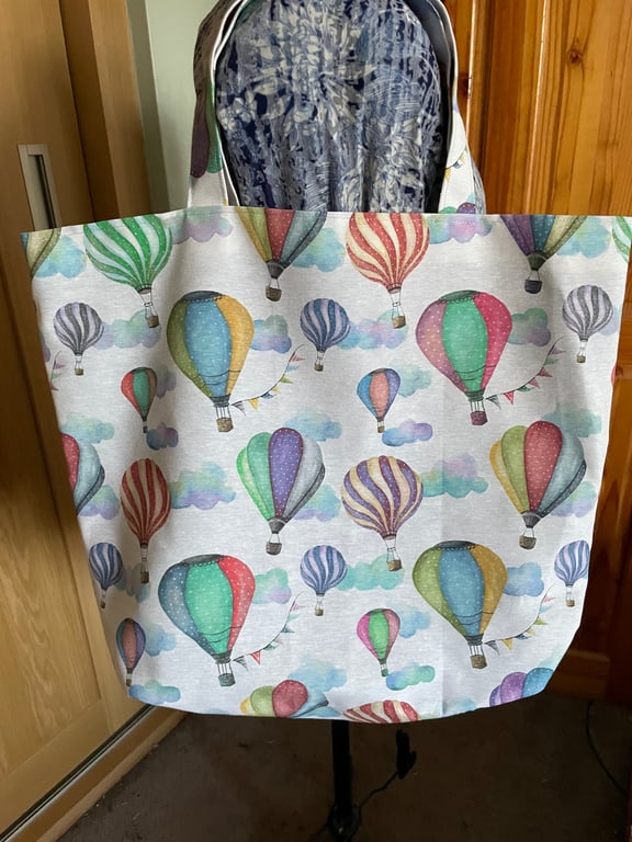 Hot Air Balloon Tote Bag 