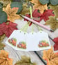 Autumn Moon Gift Tags - set of 4 tags - Toadstools & Pumpkins - Image 2