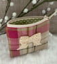 Tartan Coin Purse, Money Pouch, Zipped Purse, Purse, Card Holder, Lace Bow - Image 3