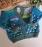  Bobble Design Hand Knitted Baby Cardigan 6-12 mth size