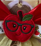 Back to School Hair Bow – Cute & Fun Hair Clip Apple  - Image 2