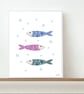 Fun Fish A4 Art Print - Image 2