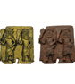Edo warriors fridgemagnet, African tribal art decoration,benin bronze ama plaque
