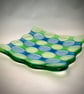 Fused Glass Bubble Plate - Image 2