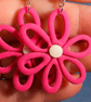 Open Petal Statement Earrings - Image 2