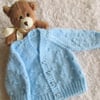 14" Newborn Baby Boys Knots Patterned Cardigan