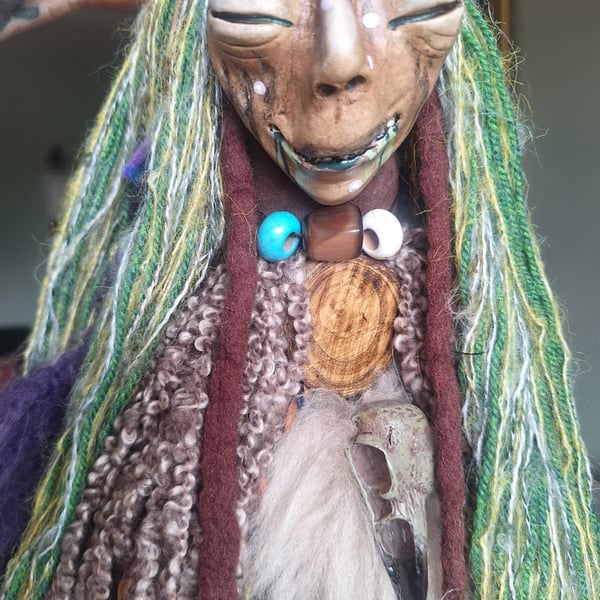 Witches ward, spirit doll, shaman doll, witchy 