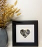 Personalised Heart Map - custom made heart shaped paintings of special places