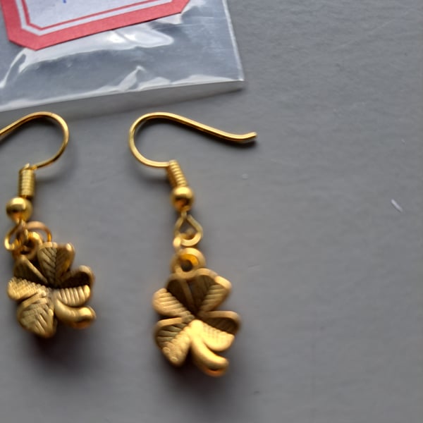 Handmade Gold Stainless Steel Dangle Earrings – Choose Your Model by Number
