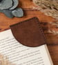 Personalised Leather Corner Bookmark – Handmade Italian Leather Page Marker - Image 5