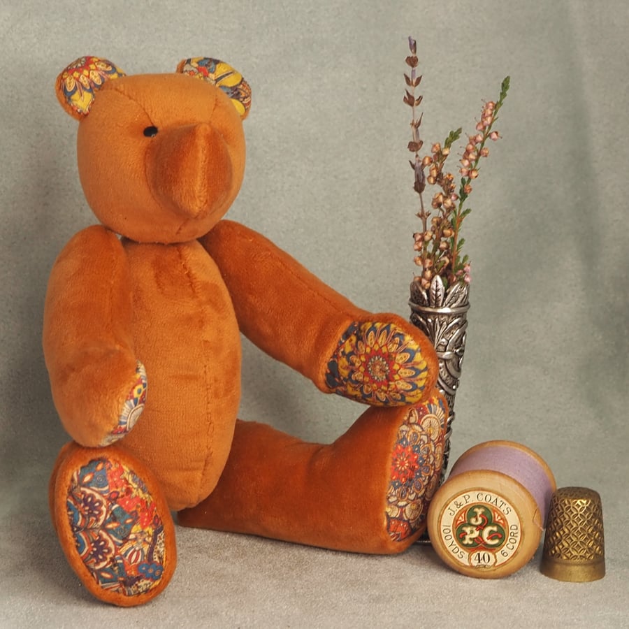 Rusty Miniature Handmade Teddy Bear - fully jointed