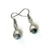 Single Sodalite Bead Earrings