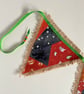 Halloween bunting on hessian - large  - Image 2
