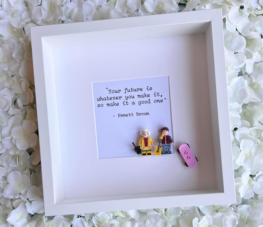 Back to the Future Minifigure Frame