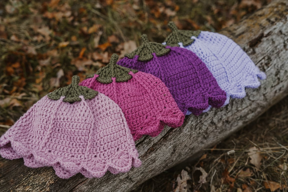 Flower Fairy Hat - Handmade Crochet Hat
