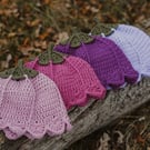 Flower Fairy Hat - Handmade Crochet Hat in Baby, Child & Adult Sizes