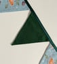 Christmas bunting with birds - reversible - Image 4