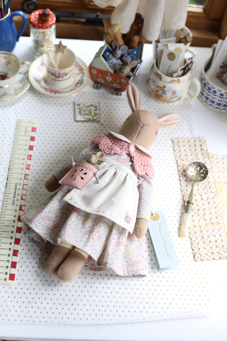 Heirloom Liberty Bunny - reserved for Melissa G